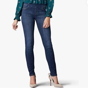 Lee Plus slim fit‎ skinny leg mid rise sculpting jeans blue Sz 28W medium